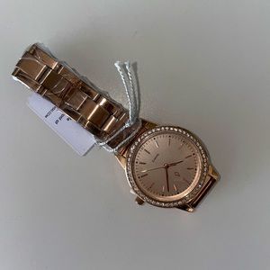 Authentic Swarovski Crystal Rose Gold Watch